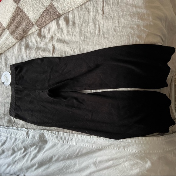 NWT Princess Polly Judy Wide Leg Knit Pants in Black - Petite - Picture 8 of 8